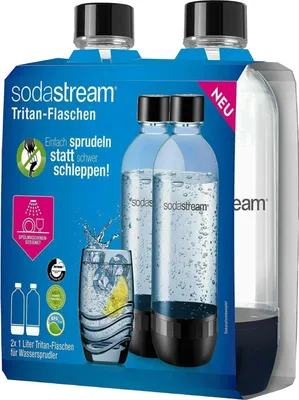 Produktbild von SodaStream DuoPack 2x 1L Tritan-Flasche