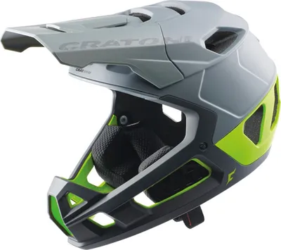 Immagine prodotto di Cratoni Fahrradhelm Interceptor 2.0 grau/lime matt, Gr. M/L (58-61cm)