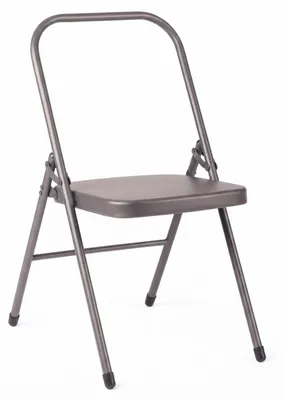 Produktbild von Bodhi Yoga Chair Klappstuhl Iyengar Yoga Stuhl ohne Querstrebe Anthrazit