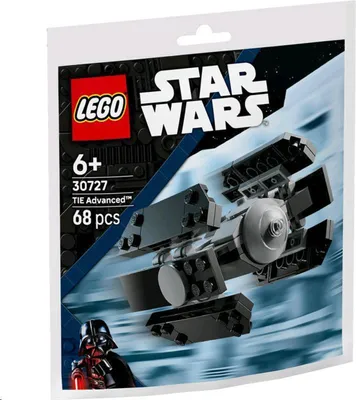 Obrázok produktu pre LEGO Star Wars Mini model TIE Advanced™, Stavebnica, 6 rok / roky, Plast, 68 kusov, 56 g