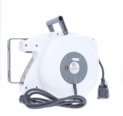 Produktbild von Automatik Kabeltrommel 18m Kabelaufroller Verlängerung H07RN-F 3G1.5 Außen IP44