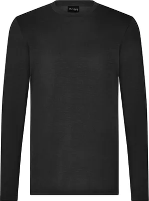 Produktbild von Funktionsshirt uni, langarm, schwarz, M : M : schwarz : 95% Polyester 5% Elasthan 180gm²