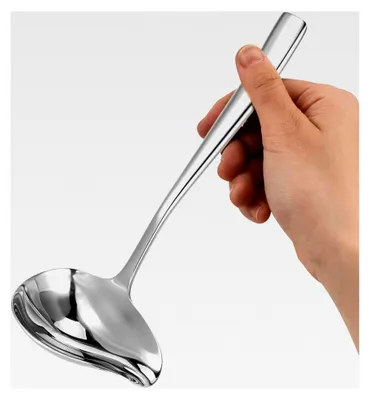Produktbild von Suppenkelle mit Ausgießer 18,5 cm aus Edelstahl