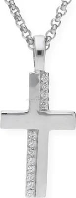 Produktbild von JuwelmaLux Anhänger 925/000 Sterling Silber Kreuz mit Zirkonia JL20-02-0603