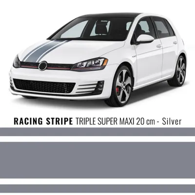 Produktbild von Stripes Klebestreifen für Auto 3F Silber 200 mm x 5 mt