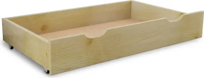 Image de Boîte de rangement sous le lit 98 cm en pin