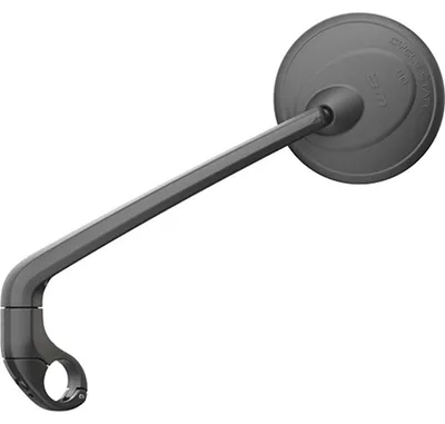 Produktbild von Busch + Müller Spiegel Cycle Star 80/5, langer Arm, Ø=22,2mm, L, Kunststoff/Alu