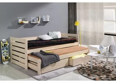 Obrázek produktu pro Dětská postel s přistýlkou 80x180 SAGLA 1 - borovice