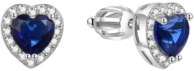 Produktbild von Glittery heart earrings AGUP1487S
