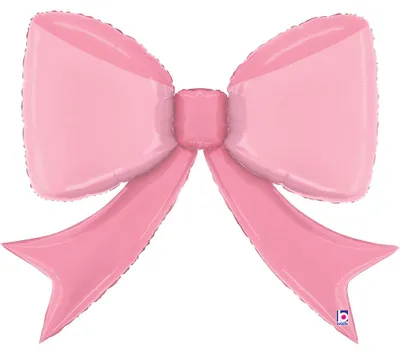 Produktbild von Folienballon „Pretty Pink“ mit Schleife, 90 cm