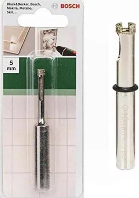 Imagen del producto de Bosch 2 609 256 C96, Taladro, Broca de diamante, 5 mm, 1 unidad