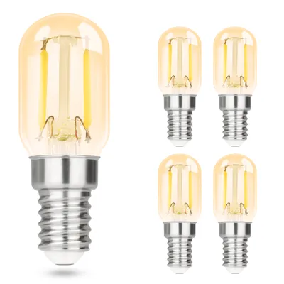 Produktbild von ZMH 4 Stück Glühbirne E14 LED Kaltweiß Vintage T22 LED Leuchtmittel Lampe E14 Birnen 2W 2700K Light Bulbs Edison