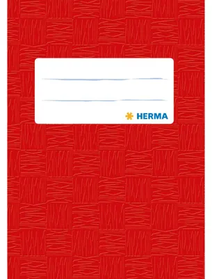 Produktbild von HERMA Heftschoner DIN A6 rot gedeckt