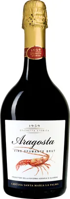 Produktbild von Aragosta Vermentino Spumante Brut Santa Maria la Palma Sardinien Schaumwein Santa Maria La Palma