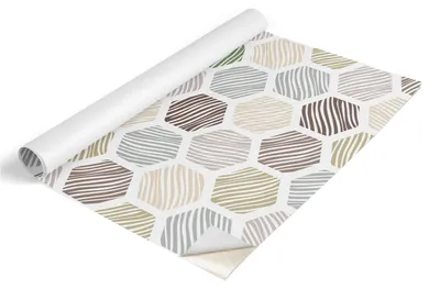 Produktbild von Tulup Möbelfolie - Klebefolie Möbel - Selbstklebende Folie 75x150 cm - Möbelfolie Schrank - Folie für Möbel - Möbelfolie Küche - Wasserdicht - Abwaschbar - Selbstklebend - Luftblasenfrei - Sechseckiges Mosaik