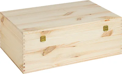 Produktbild von Holzkiste | 6 + 6 Flaschen 750 ml | Innenmaß 51,6X33,7X17,5 | Kiste / Wein- / Bierbehälter | Geschenk Geburtstage Hochzeiten Events, 70X40X30