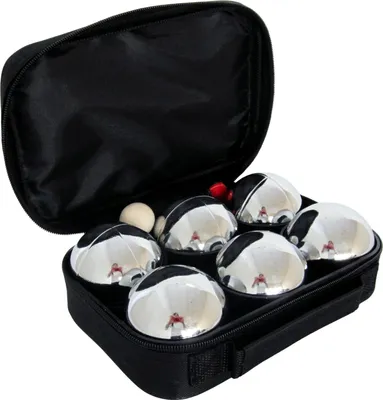 Image de Jeu de pétanque MASTER 6 boules chromées housse nylon