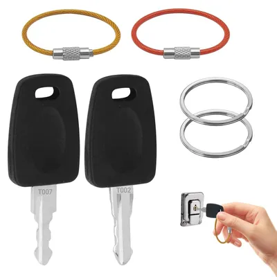 Productafbeelding van bagagesleutel TSA002 TSA007 compatibel set van 2 stuks universele reissleutels