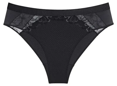 Produktbild von Triumph Wild Azalea Florale, Unterhosen, Hipster-Höschen, Erwachsener, Weiblich, Schwarz, Elasthan, Polyamid