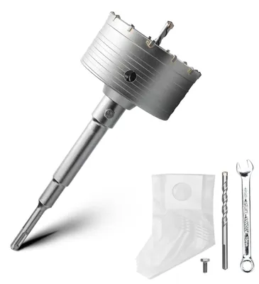 Obrázok produktu pre Sada vrtákov 110 mm s adaptérom SDS-plus a súprava vrtákov do betónu