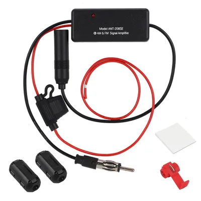 Produktbild von F73C Universal KFZ Radio Antennenverstärker – 12V AM/FM Signalverstärker für Auto Radio Antenne