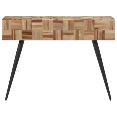 Produktbild von vidaXL Konsolentisch 110x34x80 cm Recyceltes Massivholz Teak