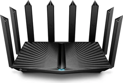 Produktbild von TP-Link Archer AX80, Wi-Fi 6 (802.11ax), Dual-Band (2,4 GHz/5 GHz), Ethernet/LAN, Schwarz, Tabletop-Router