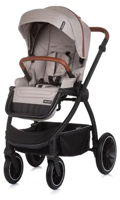 Produktbild von Chipolino Kombikinderwagen 3 in 1 Prestige Babywanne Rucksack i-Size Babyschale beige