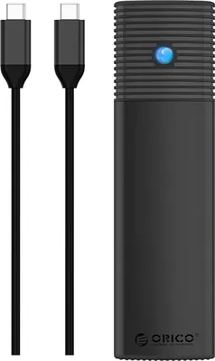 Produktbild von Orico Pwm2 M.2 Ngff Sata Usb-C 5Gb/S Festplattenlaufwerk - Schwarz