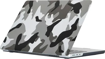 Produktbild von Mobigear Design MacBook Air 15 Zoll (2023-2026) Hardcase Hülle MacBook Case - Urban Camauflage - Model A2941 / A3114 / A3241 / A3448