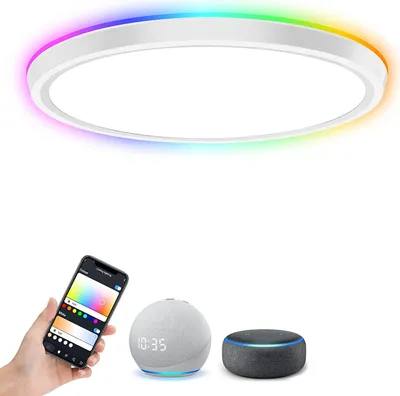 Obrázek produktu pro Immax NEO LITE TUDO Smart stropní svítidlo s RGB podsvícením 40cm, 50W Tuya WiFi