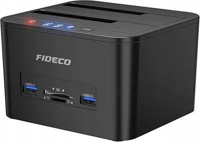 Produktbild von FIDECO Festplatten-Dockingstation USB 3.0 für externe Laufwerke