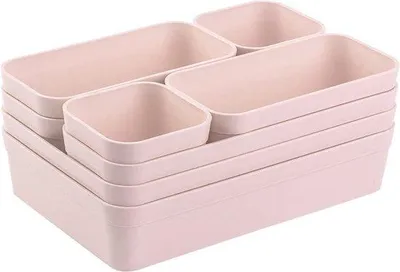 Productafbeelding van Gariella ladeorganizer, 8-delig, roze