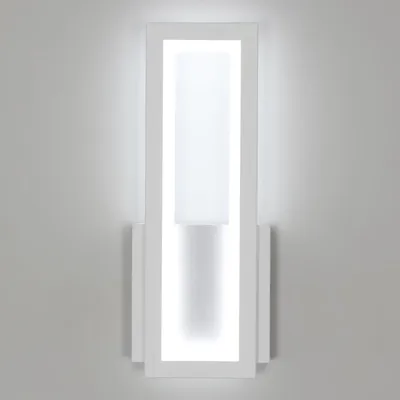 Image de Applique murale LED moderne Osairous, 16W, 1800 lumens, en acrylique
