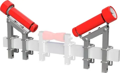 Zdjęcie produktu dla Pomoc centrująca urządzenie centrujące przyczepa do łodzi ładowanie pomocy poliuretan SUPROD ZENRO-370-TPU, 370 mm, czerwony