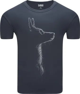 Produktbild von Diarbo Herren T-Shirt mit Tierliebhaber Druck Skizze eines Deutscher Schäferhund Dunkelgrau Gr.L