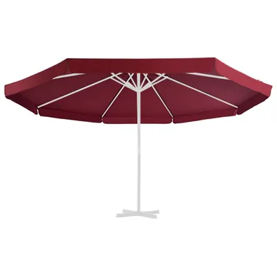 Image de vidaXL Housse de rechange pour parasol Bordeaux rouge 500 cm