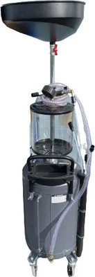 Produktbild von Ölwagen Mobiles Absauggerät Ölabsauggerät Ölauffangwagen mit Glas Behälter