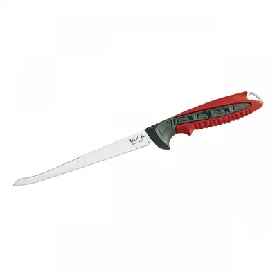 Produktbild von Buck Filetiermesser, Modell 023 Clearwater Fillet, Stahl 420HC, Thermoplast Nylon-Griff, Kunststoff-Scheide