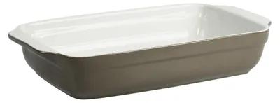 Produktbild von Auflaufform Ofenform Gratinform - Rechteckig - Keramik - 31 x 18,5 x 5,5 cm - Taupe