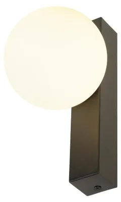 Imagen del producto de SLV SUN STREIGHT | Aplique de pared interior, lámpara de pared de vidrio, lámpara esférica redonda, regulable