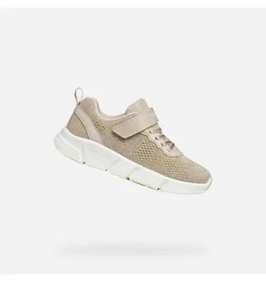 Produktbild von Geox Beige Mädchen-Sneaker Aril 24