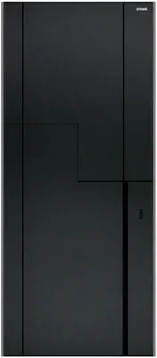 Productafbeelding van Luxe zwarte draaideur. Inbraakwerende aluminiumdeur. Voordeuren
