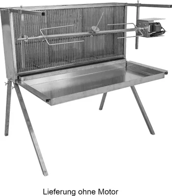 Produktbild von Schneider Spanferkelgrill aus Edelstahl 150 cm Drehspieß Grillspieß