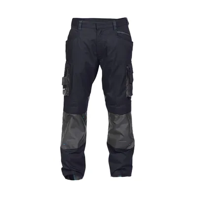 Zdjęcie produktu dla Spodnie robocze DASSY® Nova z kieszeniami na nakolanniki NIGHT BLUE/ANTHracite GREY Rozmiar 50 Długość: STANDARD