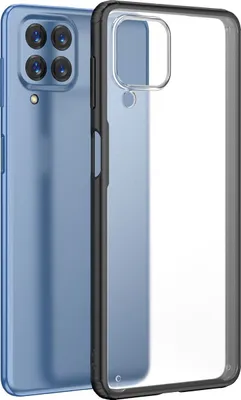Produktbild von Mobigear Shockproof  Samsung Galaxy M53 Hülle Hardcase Backcover - Transparent / Schwarz