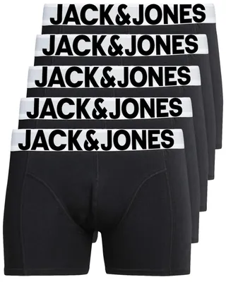 Produktbild von JACK & JONES Herren 5er Pack Boxershorts Mix Unterwäsche Mehrpack,5er Pack Schwarz,XXL