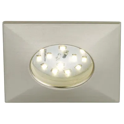 Produktbild von Briloner LED Einbauleuchte 5W 400lm 3000K IP44 Dimmbar Matt-Nickel Ø75mm 7235-01