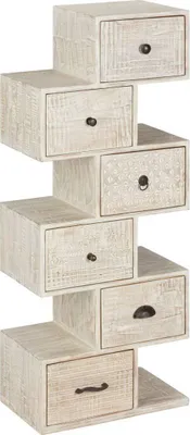 Produktbild von Chiffonnier "ajay" mangoholz 6 schubladen - Atmosphera créateur d'intérieur