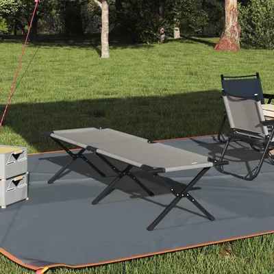 Produktbild von PUEAZU Klapp Schlafbett fürs Camping Grau 193 x 69 x 45 cm - Campingbetten & -liegen &15835